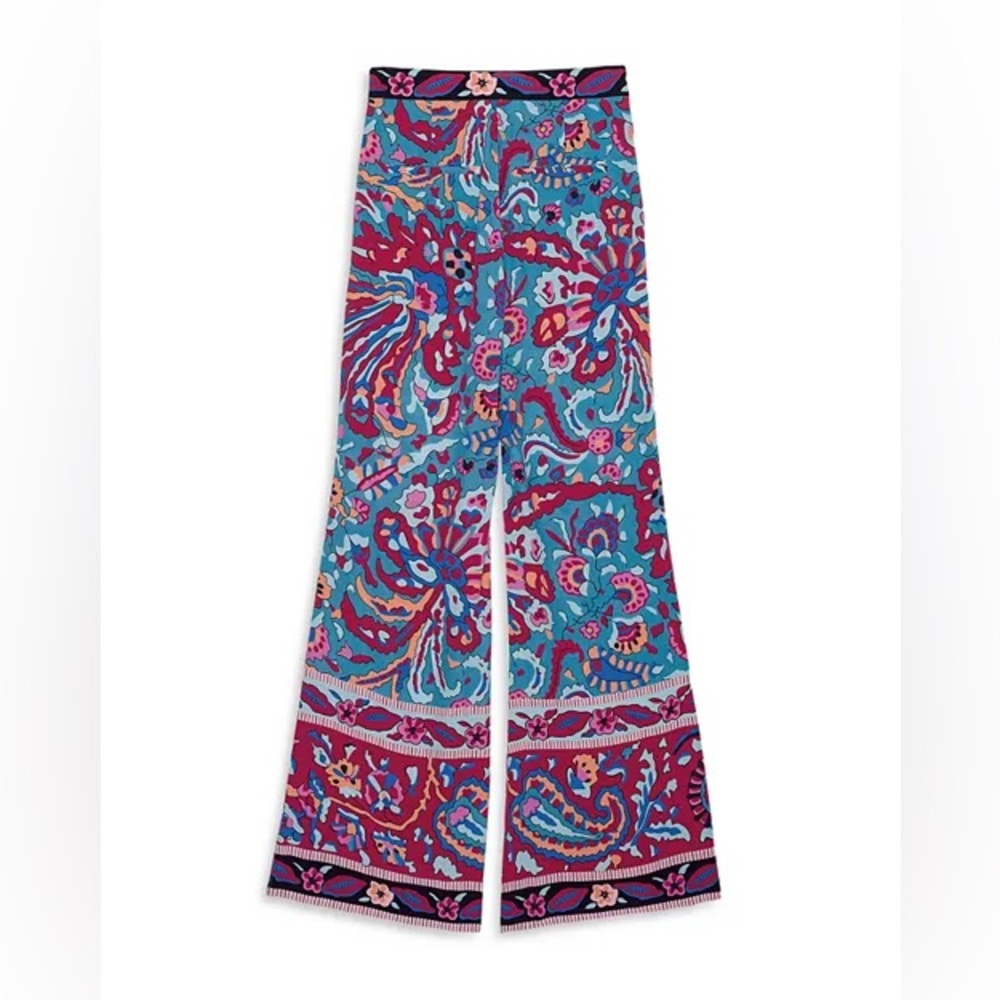 2 piece Cupcakes & Cashmere Red and Blue Floral‎ Top and Pants - Picture 5 of 14